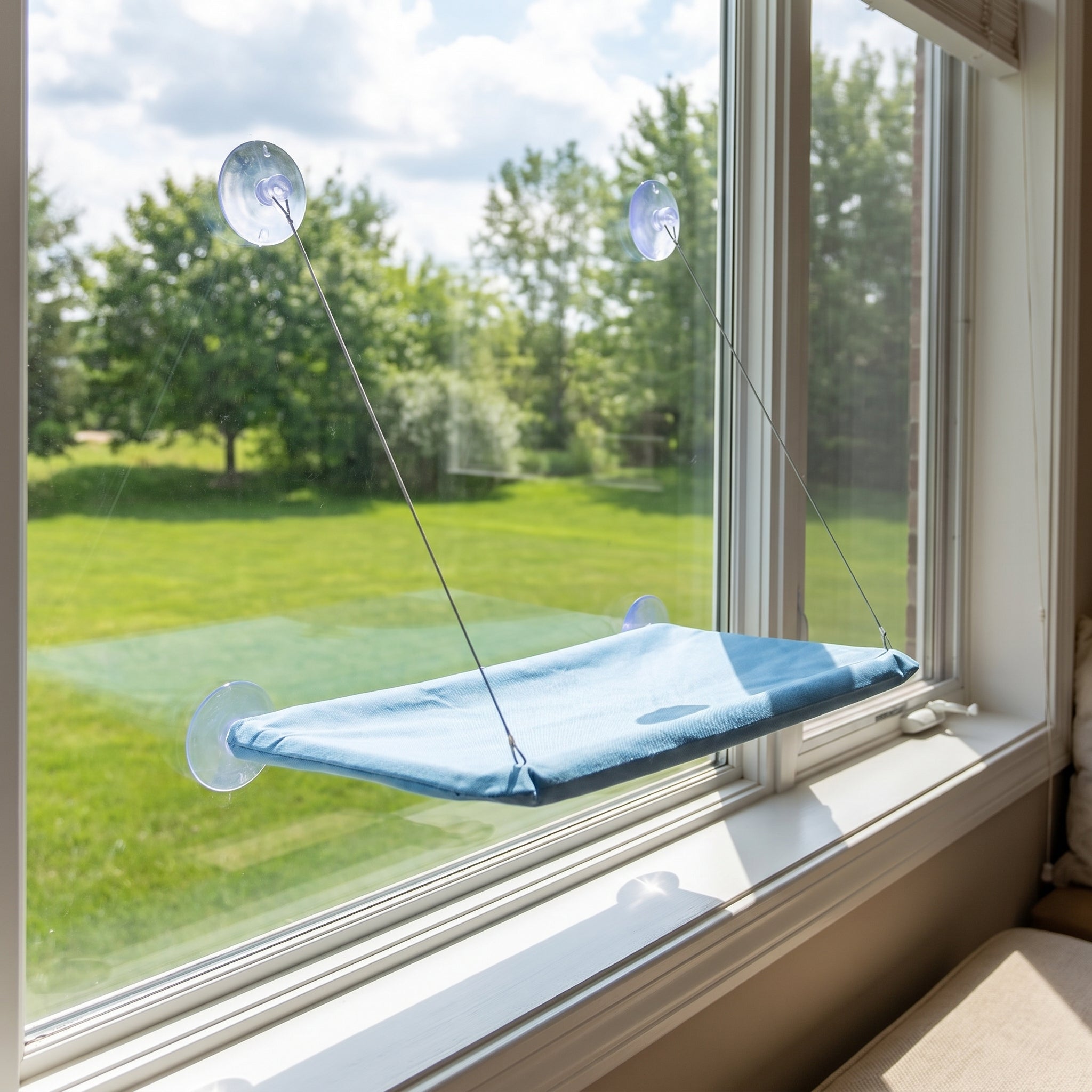 Elevated Window Hammock Bed - Cat