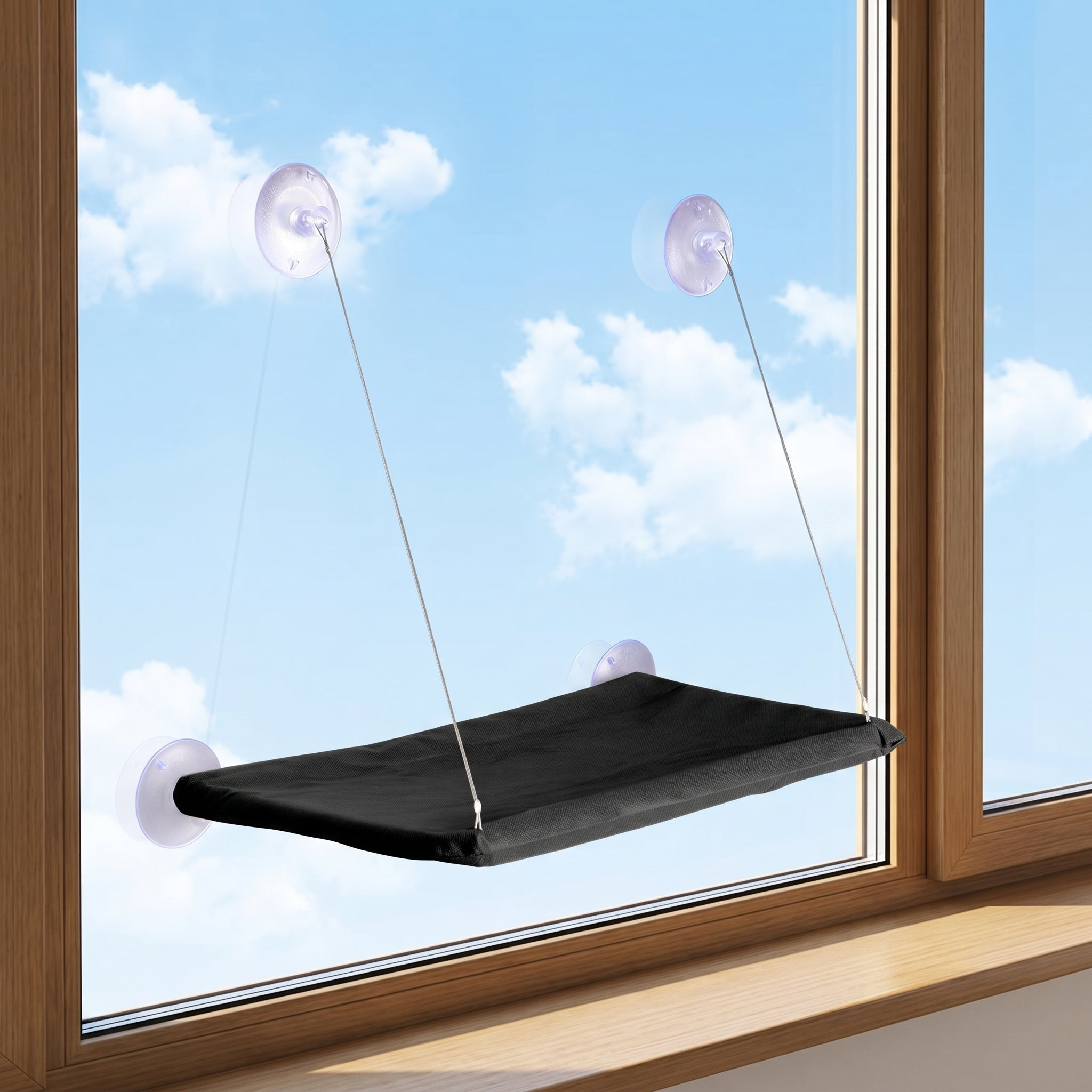 Elevated Window Hammock Bed - Cat