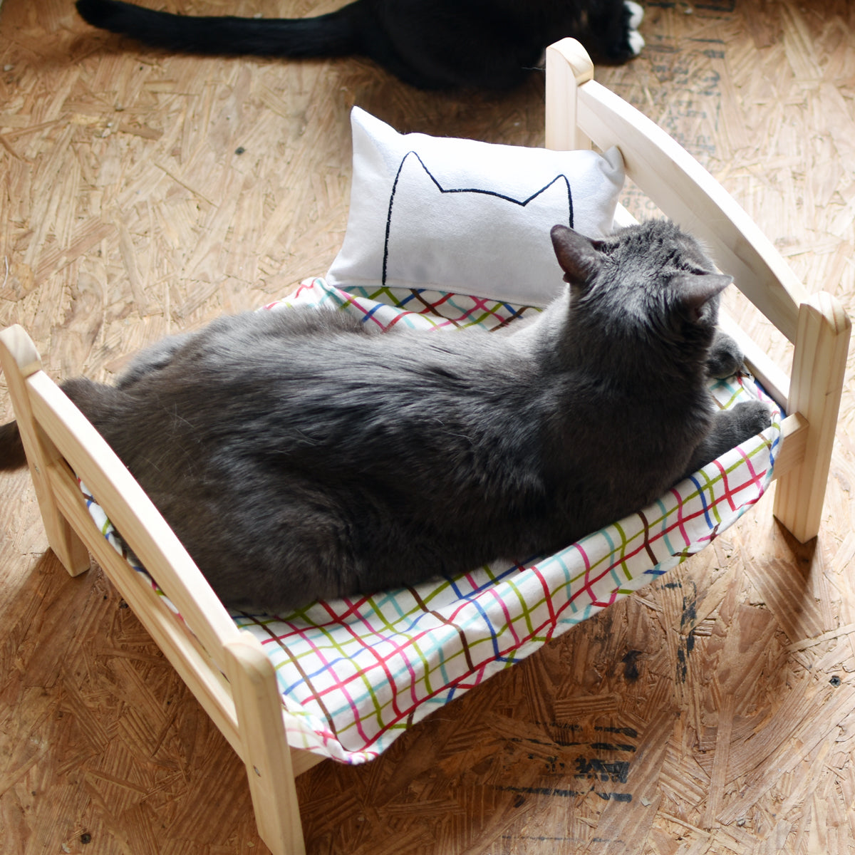 Catnip Kicker Bed Pillow Toy - Cat - (12 Color Options) - (Catnip or No Catnip Options) - (While Supplies Last)