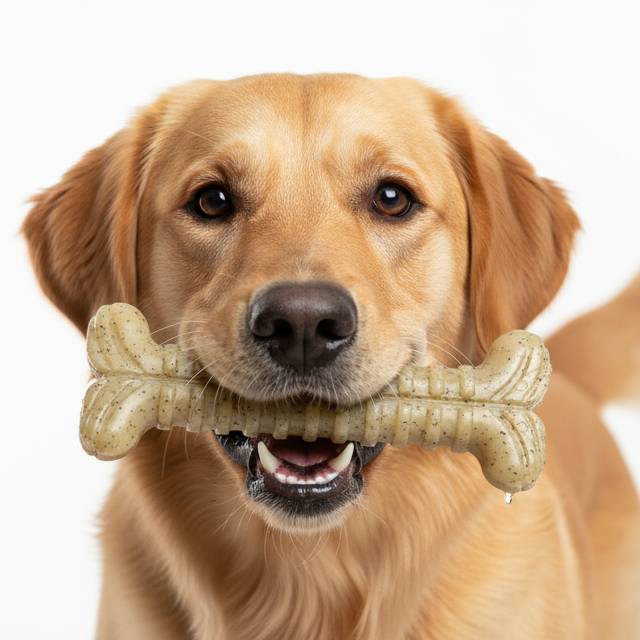 Nylon Chew Bone - Dog - (|Aggressive Chewers ) - (Tough Bone Brown) - (SodaPup)