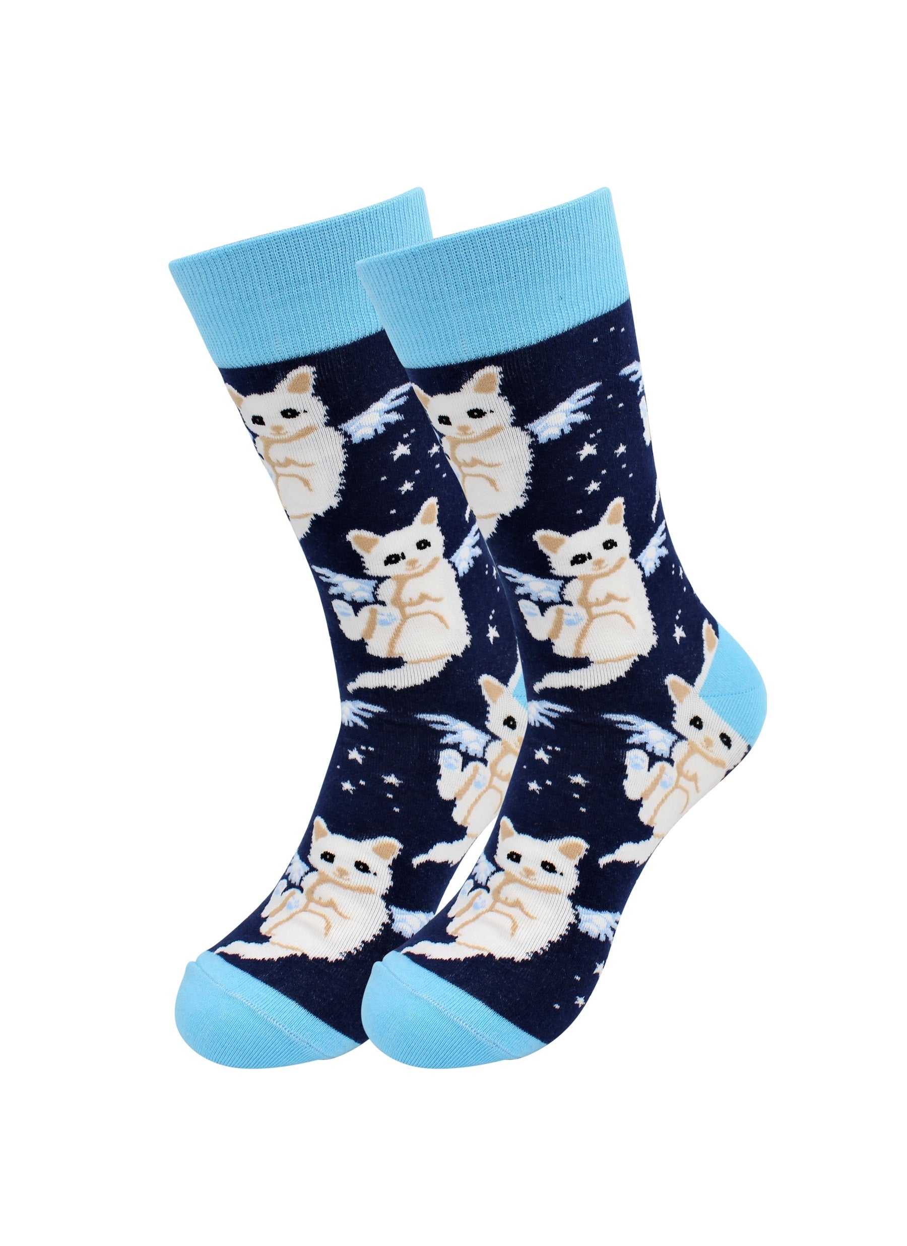 Kitty Cat Designer Socks - One Size fits most - Unisex  (While Supplies Last)