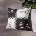 Decorative Double-Sided Printed Cat Faux Suede Pillow Case or Cushion Cover