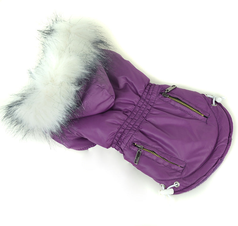Padded Cotton Clothes with Zipper - Dog Cat - (XS-XXL) - (9 Color/Style Options)