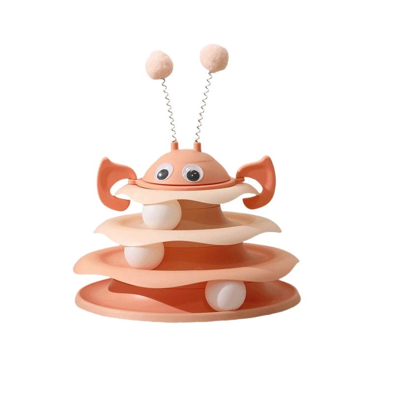 Little Bee Turntable , Automatic Cat Teaser Toy - Cat - (3 Color Options) -