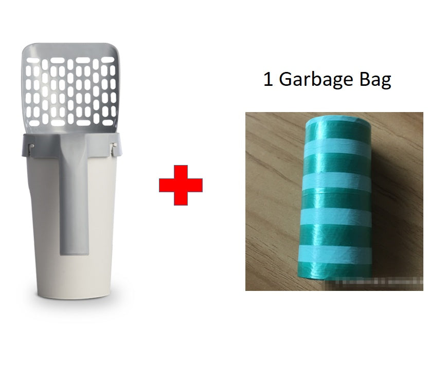 Litter Shovel and Bags - Cat -  (1-15 Bag Option)
