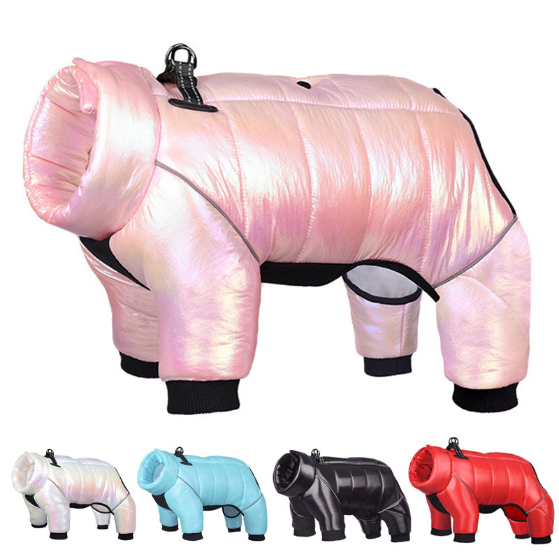 4-Legged Fitted Waterproof Jacket - Dog - (S-2XL) -(3 Style Options) (7 Color Options)