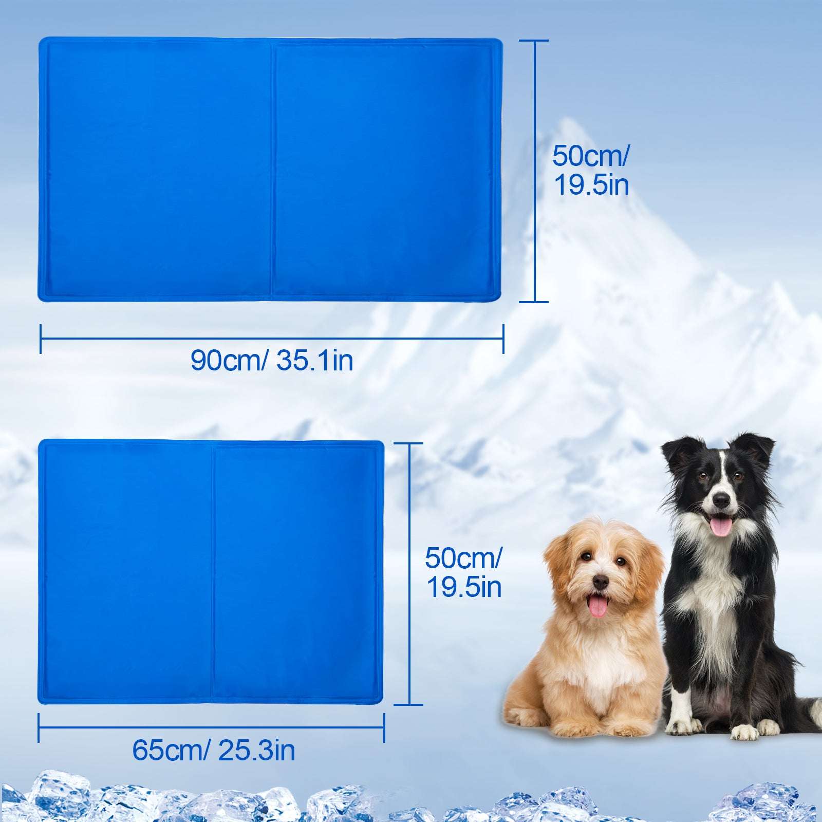 Pressure Activated Gel Cooling Comfort Mat - Dog