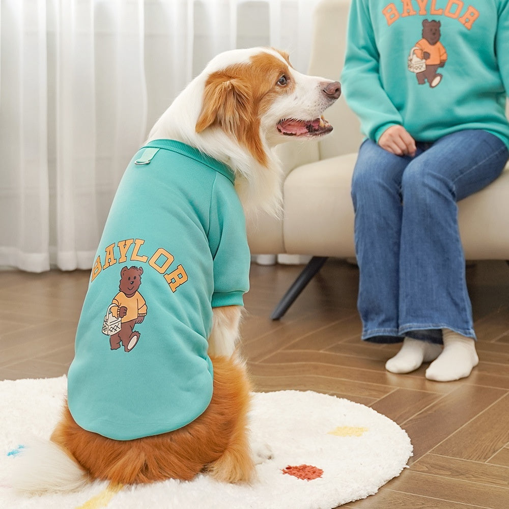 Baylor Bear Fleece-lined Sweatshirt - Dog and Adult - (8 Color Options) - (XS-7XL)