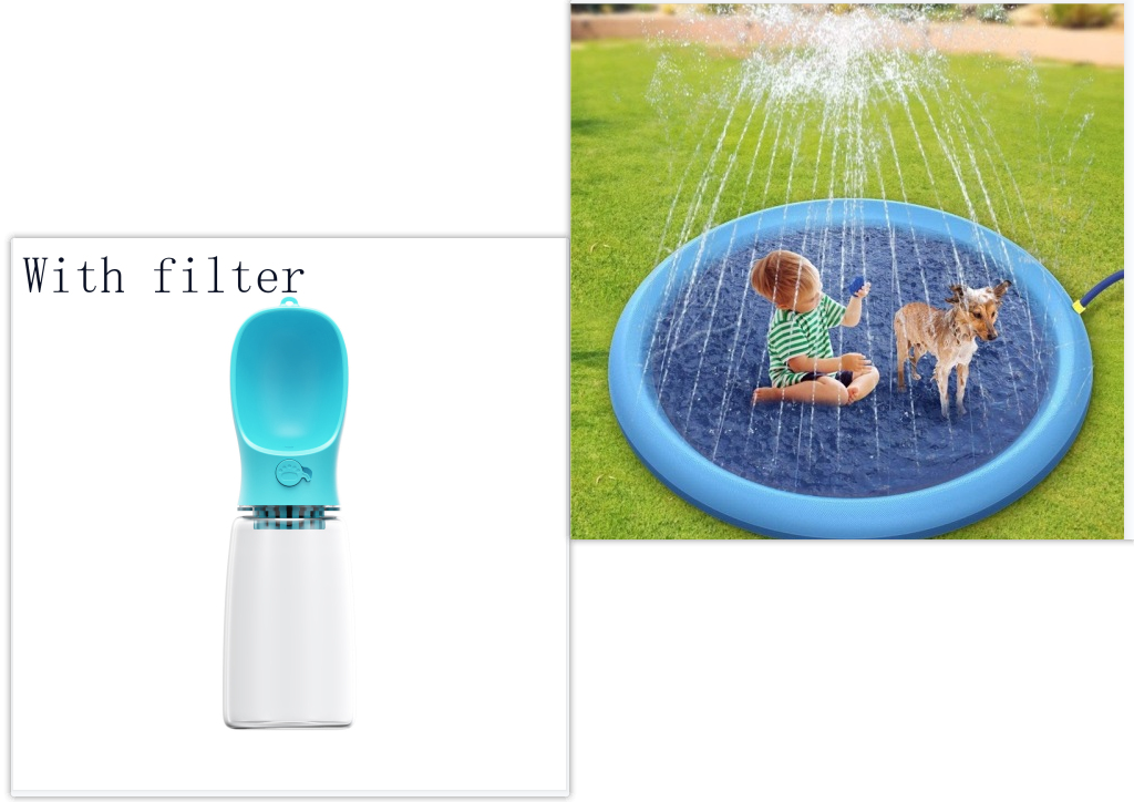 Non-Slip Summer Fun Splash Pad For Kids And Dogs