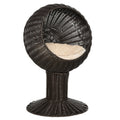 27" Rattan Wicker Elevated House Bed - Cat - (Brown) - (Cushion Included) - (While Supplies Last)