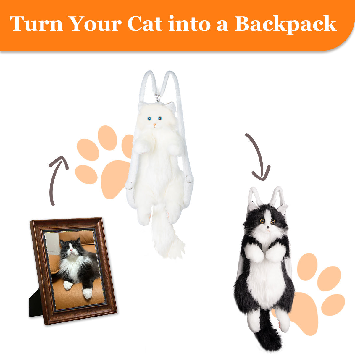 Creative and Lifelike Cat Backpacks-Wearable Fashion Companion - ( 7 Options)