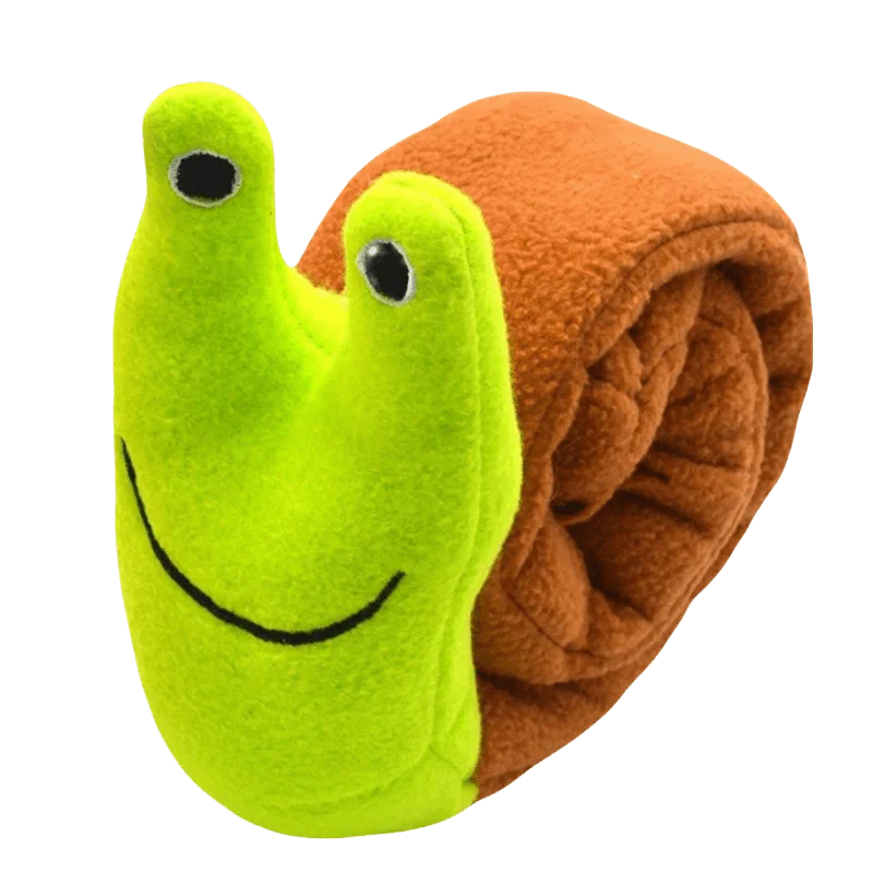 Interactive Snail Dog Puzzle Feeder Toy