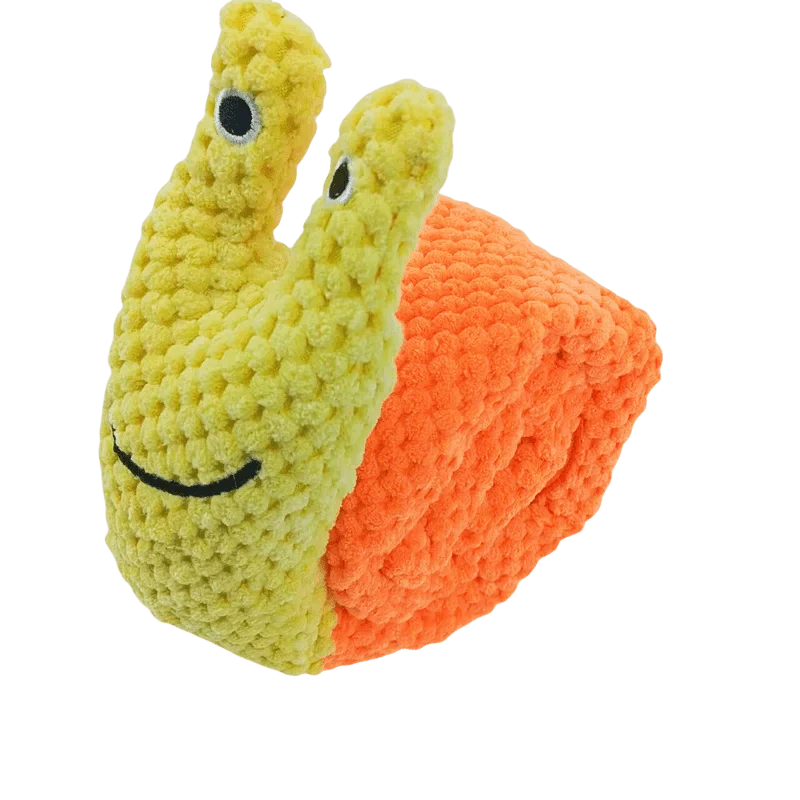 Interactive Snail Dog Puzzle Feeder Toy