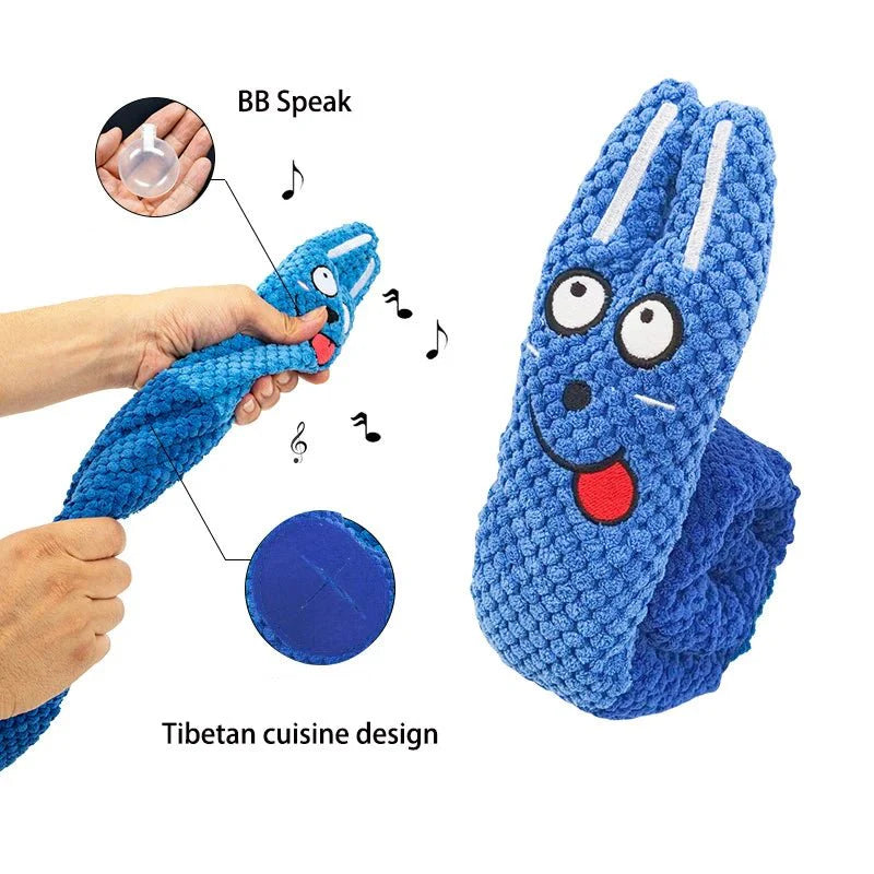 Interactive Snail Dog Puzzle Feeder Toy