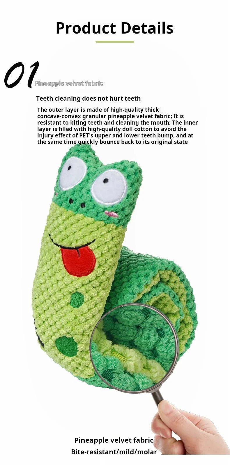 Interactive Snail Dog Puzzle Feeder Toy