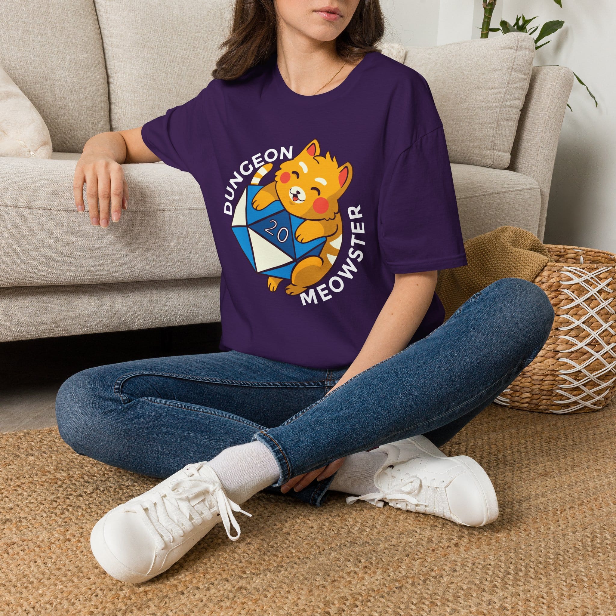 "Dungeon Meowster" T-Shirt - Unisex - (5 Color Options) (S-5XL) - (While Supplies Last)