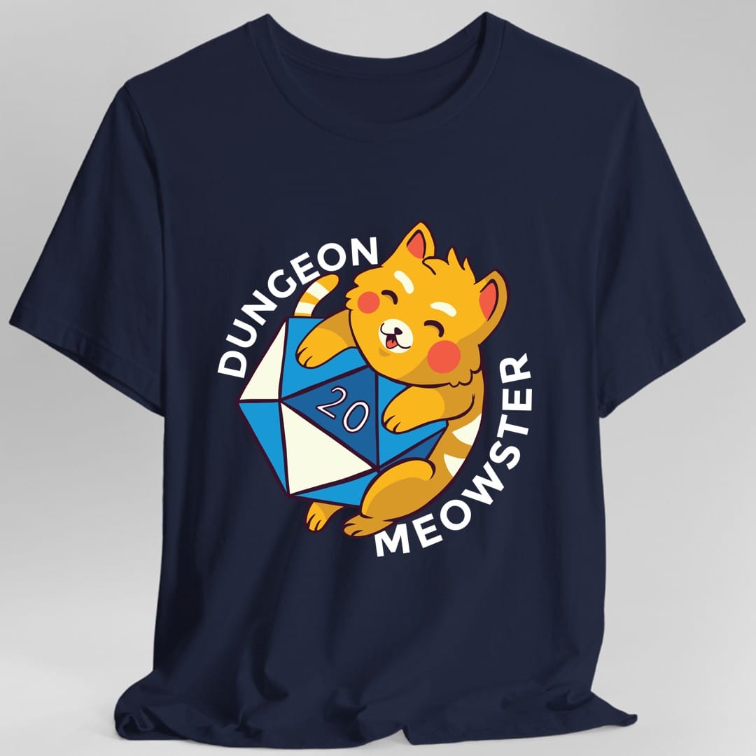 "Dungeon Meowster" T-Shirt - Unisex - (5 Color Options) (S-5XL) - (While Supplies Last)