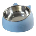 Tilted Feeding Bowl - Dog Cat - (Stainless Steel) - (5 Color Options) - (200ML/400ML)