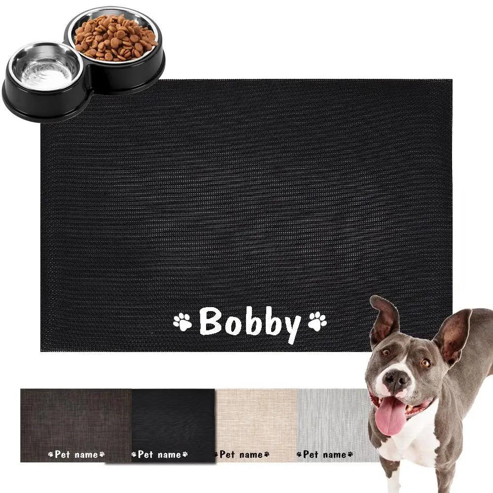Personalized Silicone Feeding Mat - Dog Cat  - (M) - (4 Color Options) -(While Supplies Last)