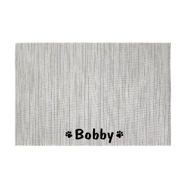 Personalized Silicone Feeding Mat - Dog Cat  - (M) - (4 Color Options) -(While Supplies Last)