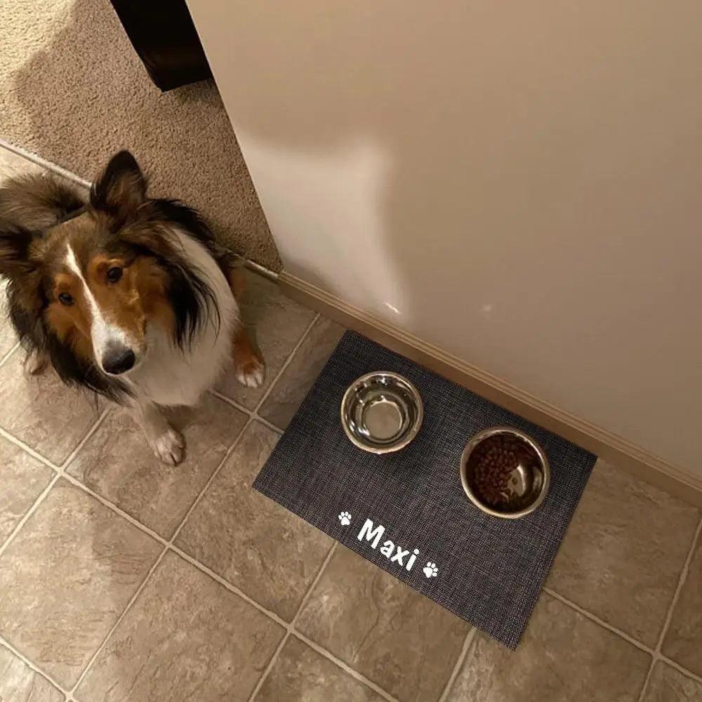 Personalized Silicone Feeding Mat - Dog Cat  - (M) - (4 Color Options) -(While Supplies Last)