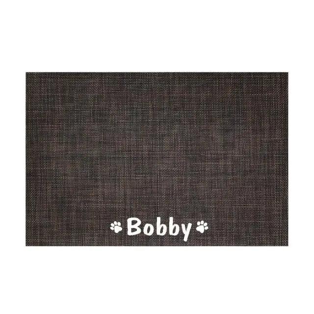 Personalized Silicone Feeding Mat - Dog Cat  - (M) - (4 Color Options) -(While Supplies Last)