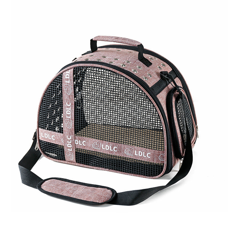 Portable Shoulder Pet Travel Bag - Cat - (4 Color Options) - (M,L)