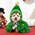 Christmas Tree Costume - Dog Cat (S-L) - (Green, Red)