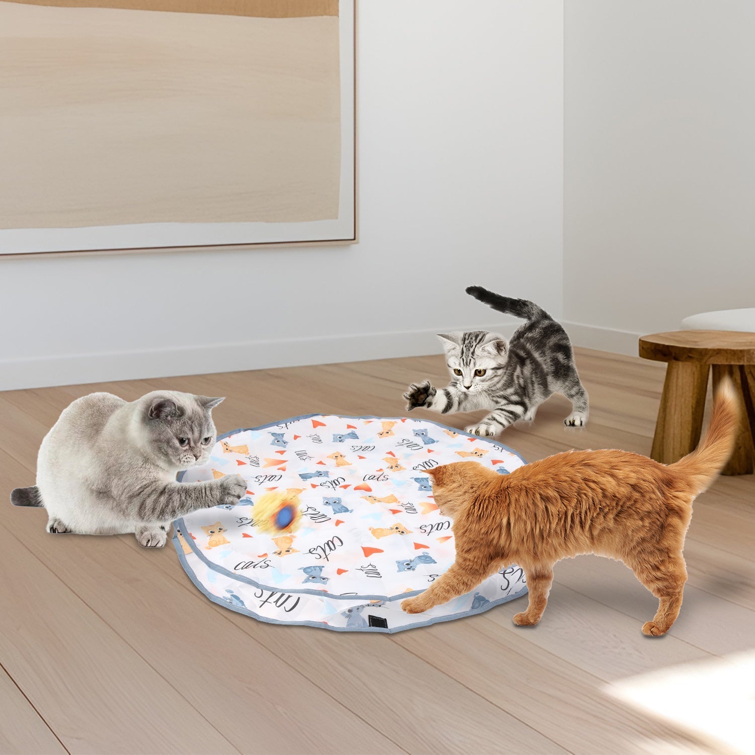 Interactive Fast Rolling Toy Ball - Cat - (Rechargeable Battery) - (While Supplies Last)