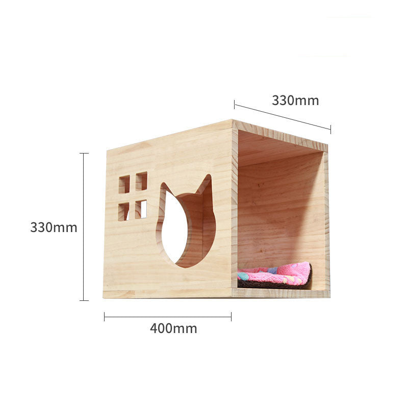 Cat Climbing Wall Ladder, Platforms, and Columns - (17 Options) - (Wood)