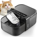Filterless and Wireless Automatic Water Fountain - Cat - (3.5L) - (Stainless Steel) - (Black) - (While Supplies Last)
