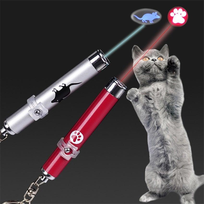 Funny Pet LED Laser Toy Pen - Cat - (Rechargable) - (Hours of Interactive Enjoyment and Fun)