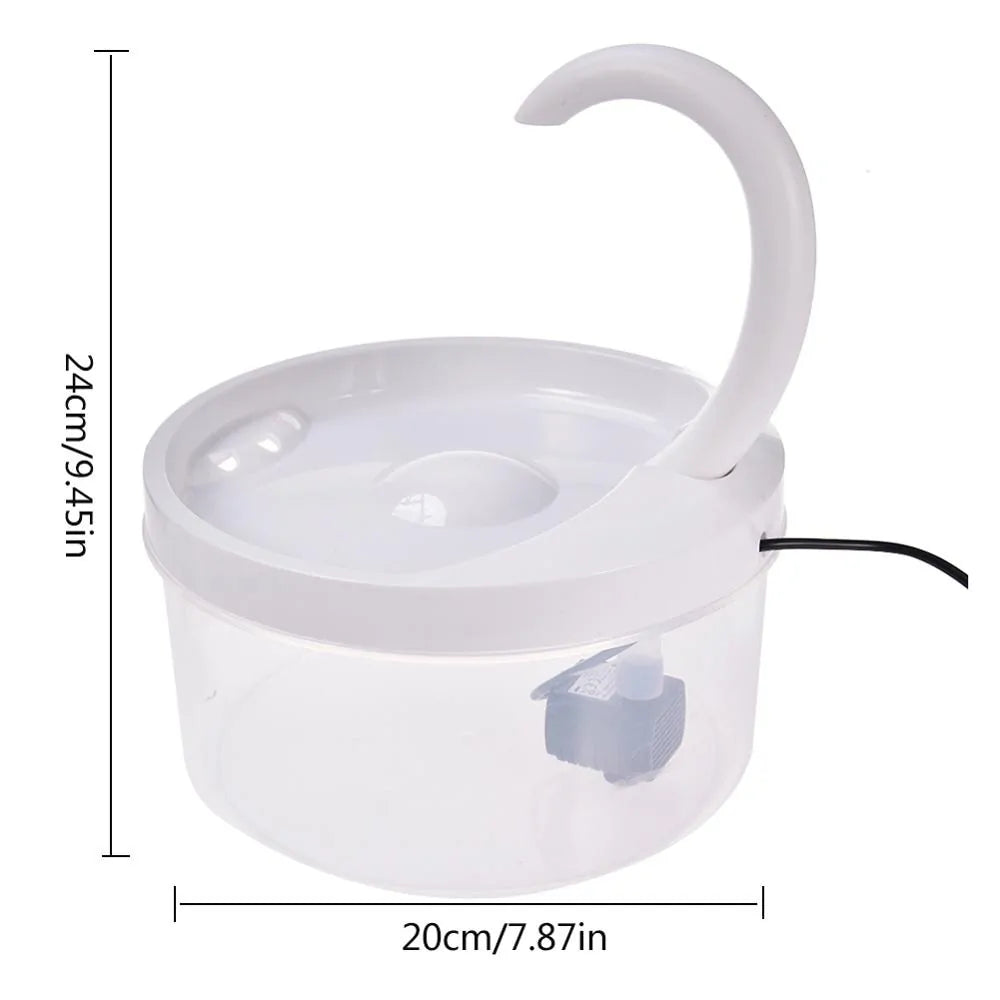 Quiet Pet Water Fountain - Dog Cat - (2L) - (10 Options)