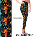 Full Length Cat Leggings with Pockets - (XS-4X) - Adults and Teen Girls - (While Supplies Last)