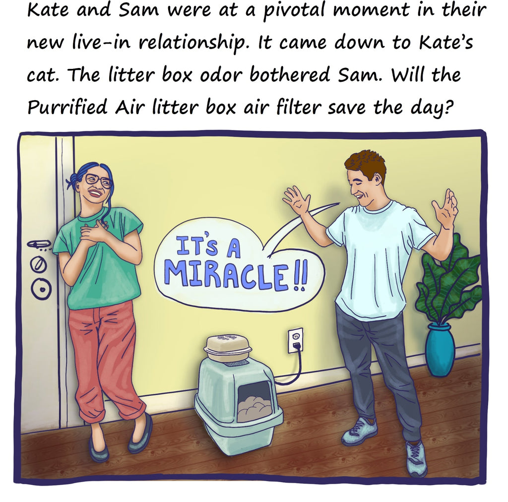 Quiet Fan Litter Box Air Filter - Cat - (Purrified Air...) - Multiple Units Available  - (While Supplies Last)