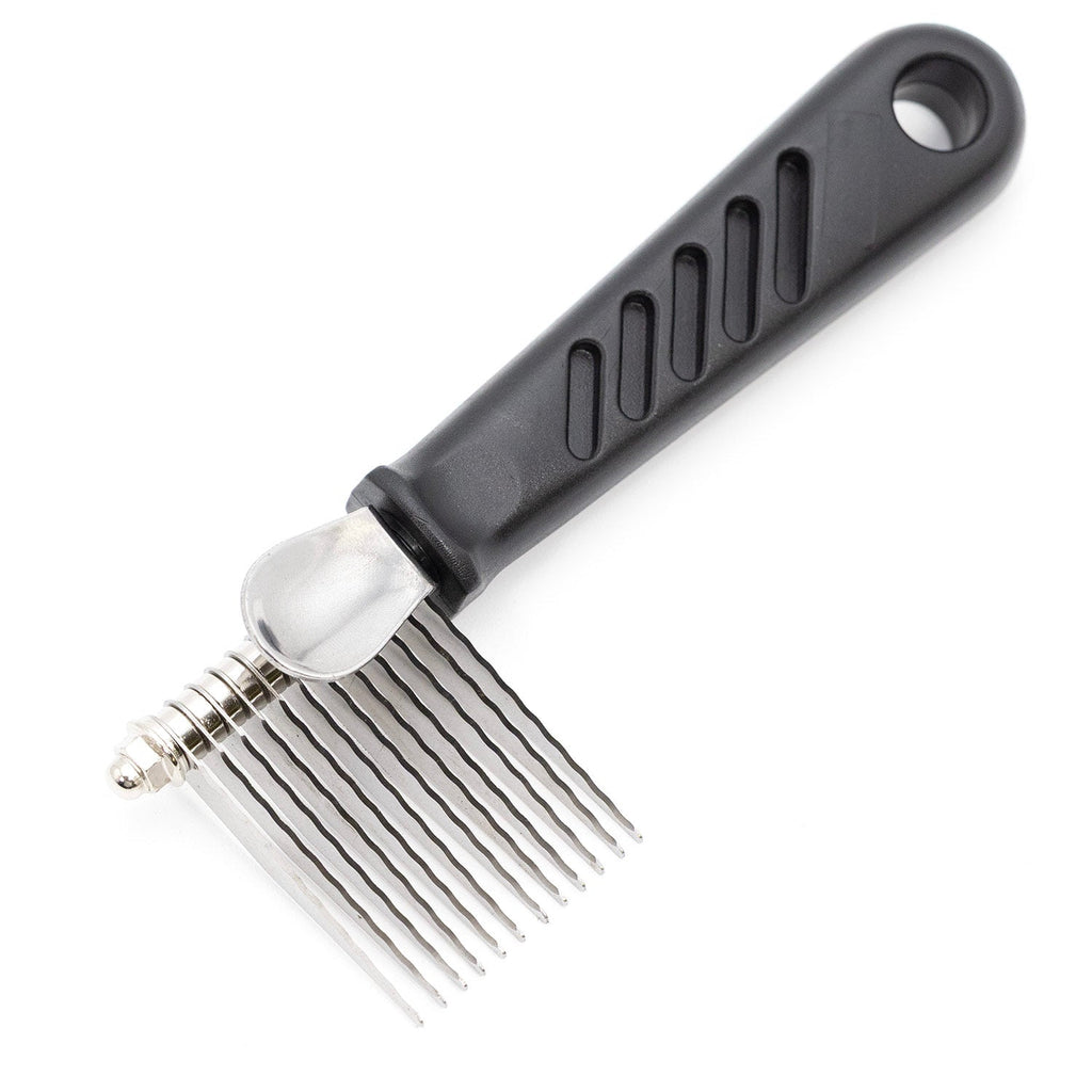 Grooming Dematting Rake & Comb - Dog Cat - (Serrated Edge Blades) - 4 Blade Options) - (Jeffers) -