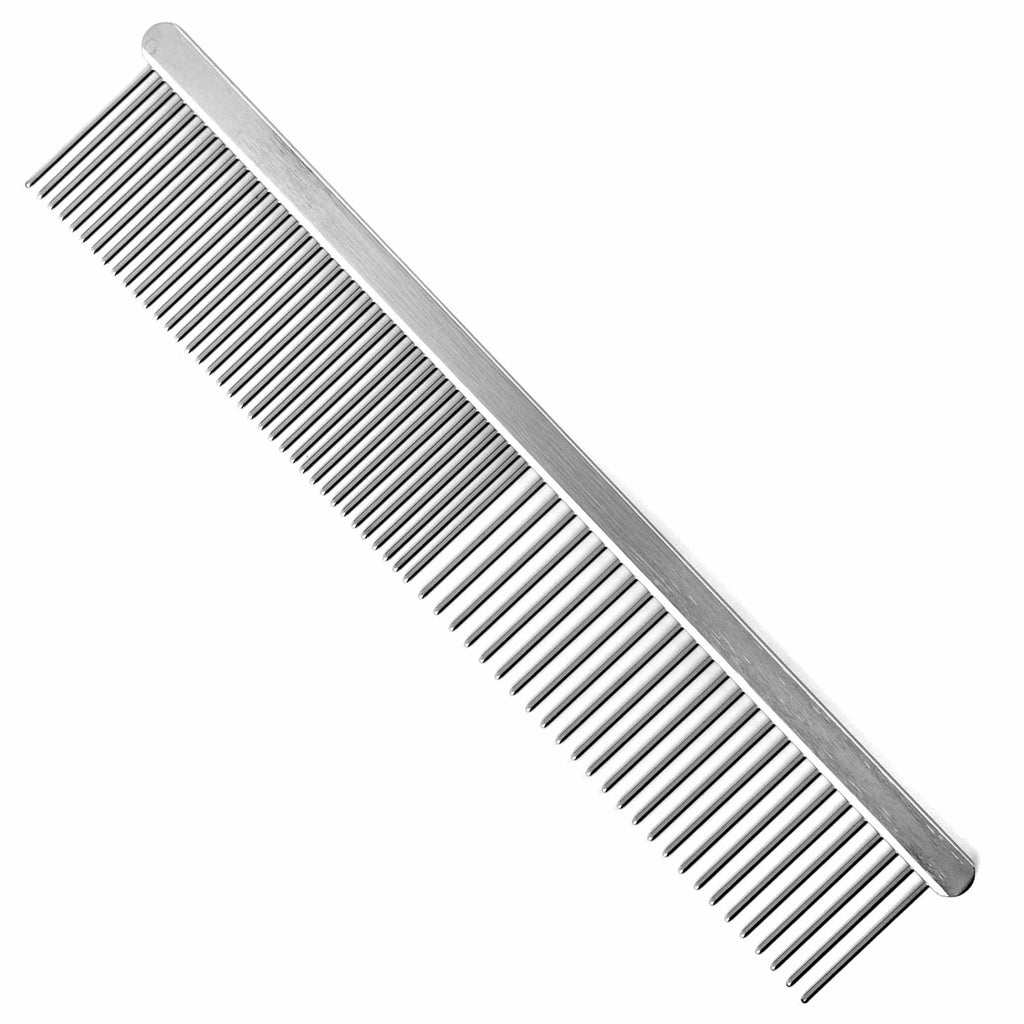 Grooming Steel Comb - Dog Cat  - (High Quality ) - (6", 7.5") - (Flat Back) - (Jeffers Flat Back)