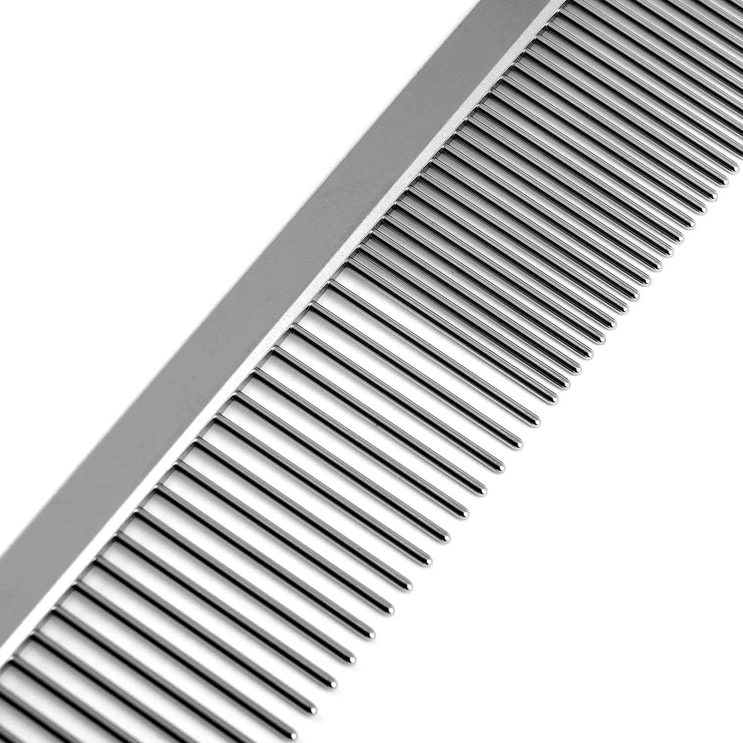 Grooming Steel Comb - Dog Cat  - (High Quality ) - (6", 7.5") - (Flat Back) - (Jeffers Flat Back)