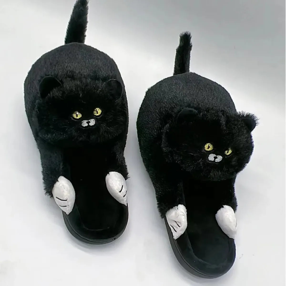 Kawaii Cat Winter Slippers - (6 Color Options) - (8 Sizes) - One Size Fits Most Adults -  (While Supplies Last)