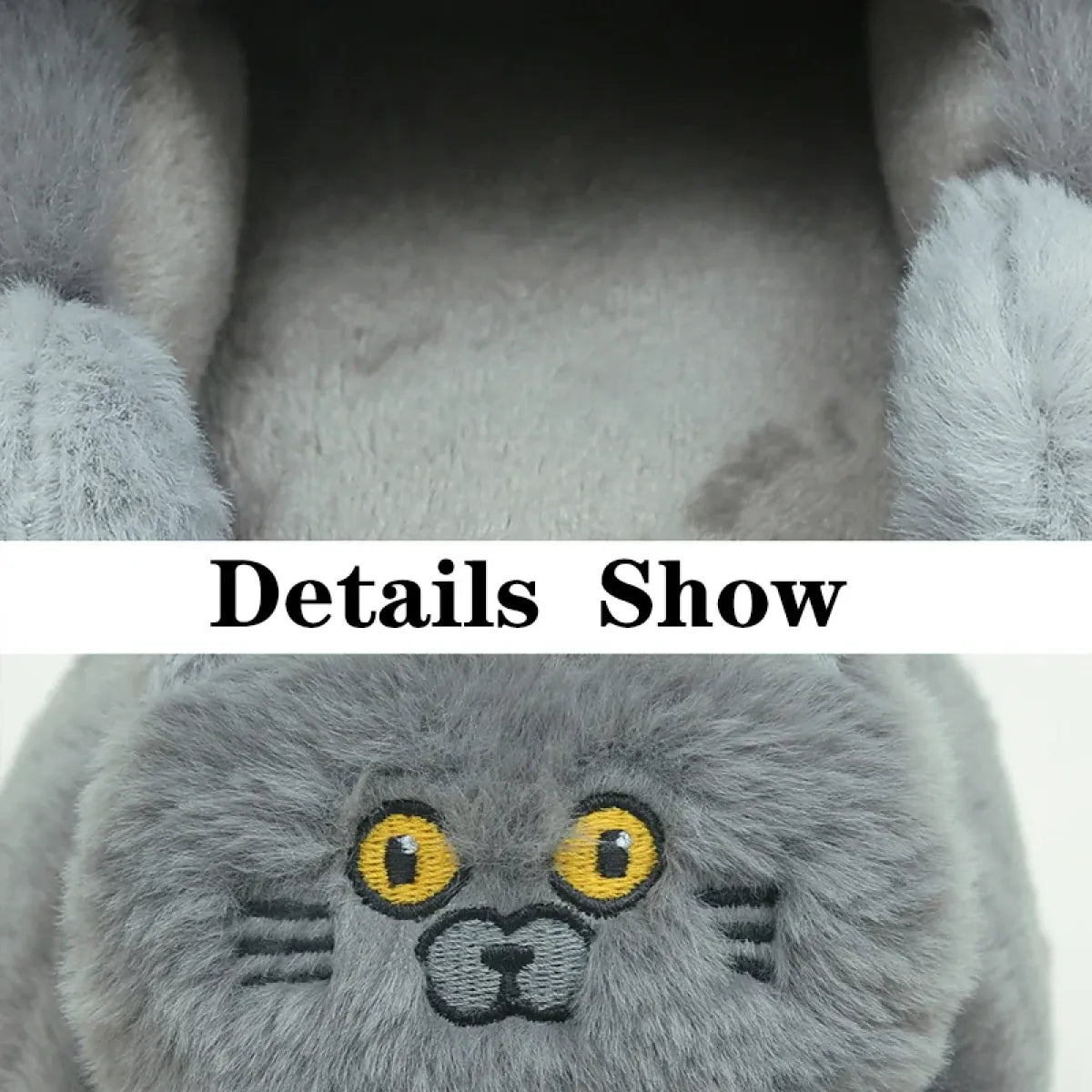Kawaii Cat Winter Slippers - (6 Color Options) - (8 Sizes) - One Size Fits Most Adults -  (While Supplies Last)