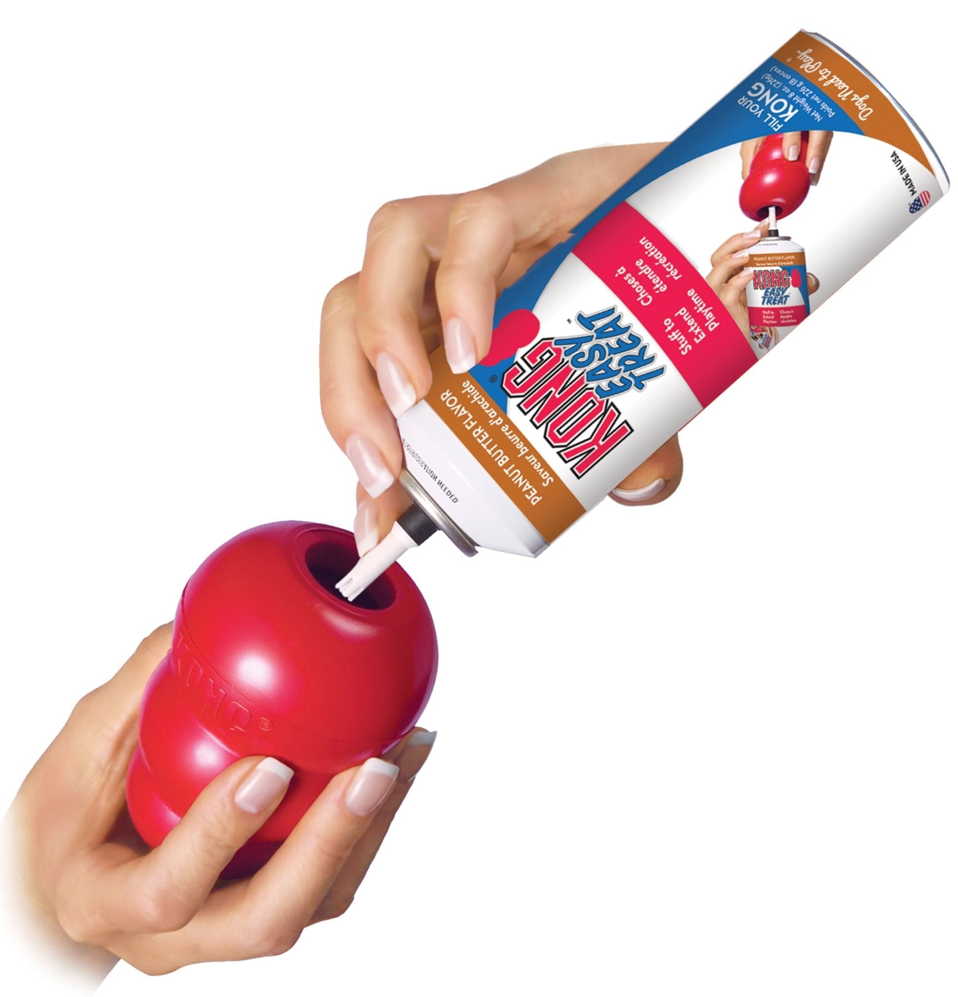 The Kong® Classic Toy - Dog    - (KONG)  - (Durable Rubber) - (Red) - (XX-King)