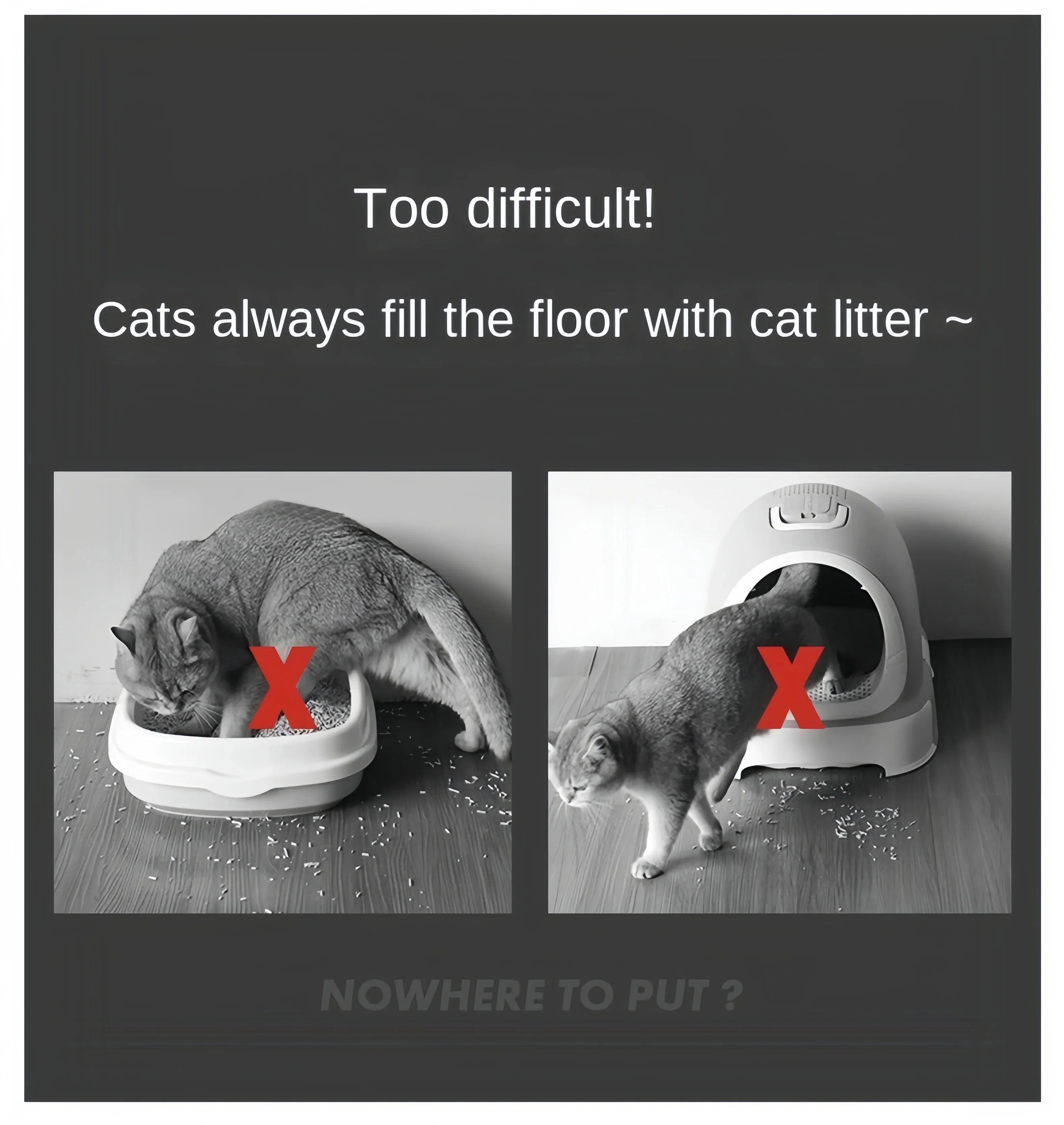Large Honeycomb Design Litter Mat - Cat - (3 Color Options) - (30 x 30 cm) - (While Supplies Last)
