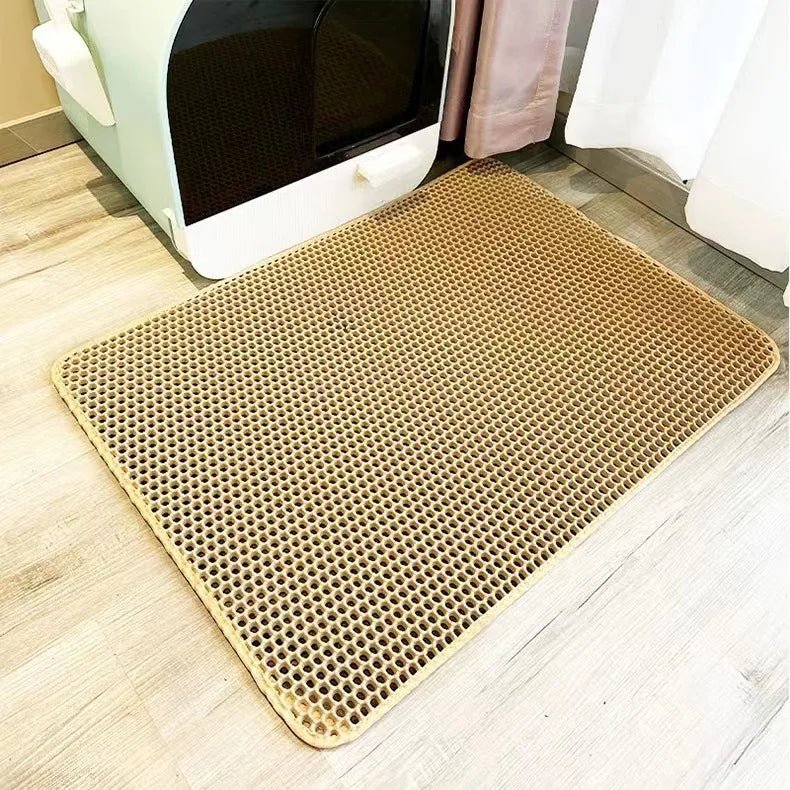 Large Honeycomb Design Litter Mat - Cat - (3 Color Options) - (30 x 30 cm) - (While Supplies Last)