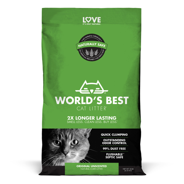 Litter - Original Unscented Clumping Litter - Cat - (World's Best...) - (While Supplies Last)