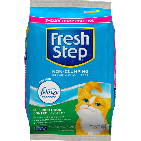 Non Clumping Litter With Febreze Freshness - Cat - (Fresh Step) - (35 lb) - (While Supplies Last)