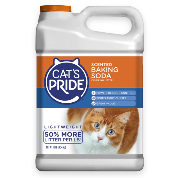 Lightweight Unscented Clumping Litter with Baking Soda - Cat's Pride Litter