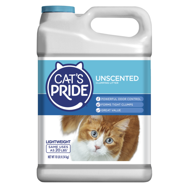 Unscented Lightweight Scoopable Clumping Clay Litter - Cat - (Unscented) - (Cat's Pride Litter) - (While Supplies Last)