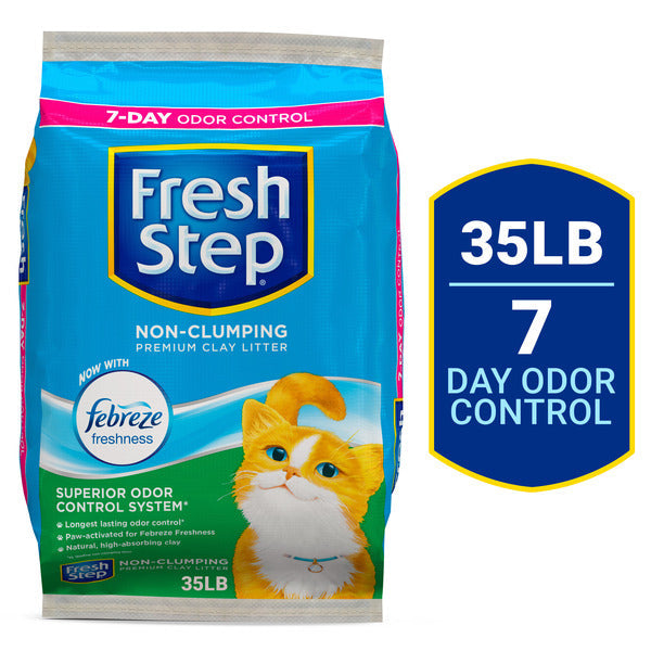Non Clumping Litter With Febreze Freshness - Cat - (Fresh Step) - (35 lb) - (While Supplies Last)