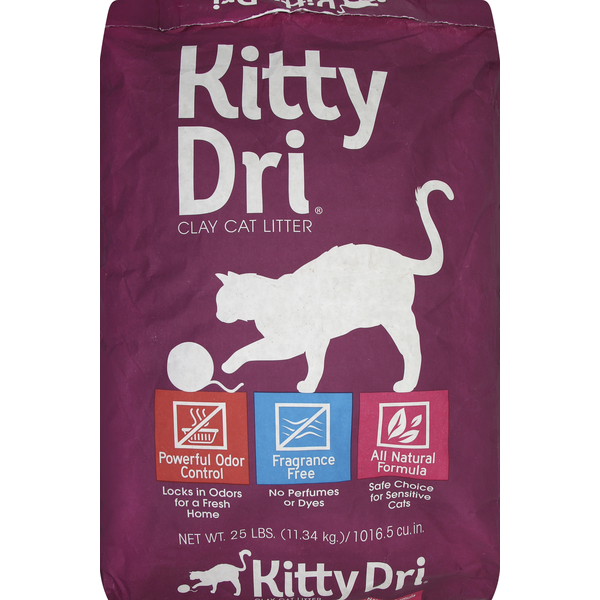 Clay Litter  - Cat - (Kitty Dri) - (Fragrant Free) - (While Supplies Last)