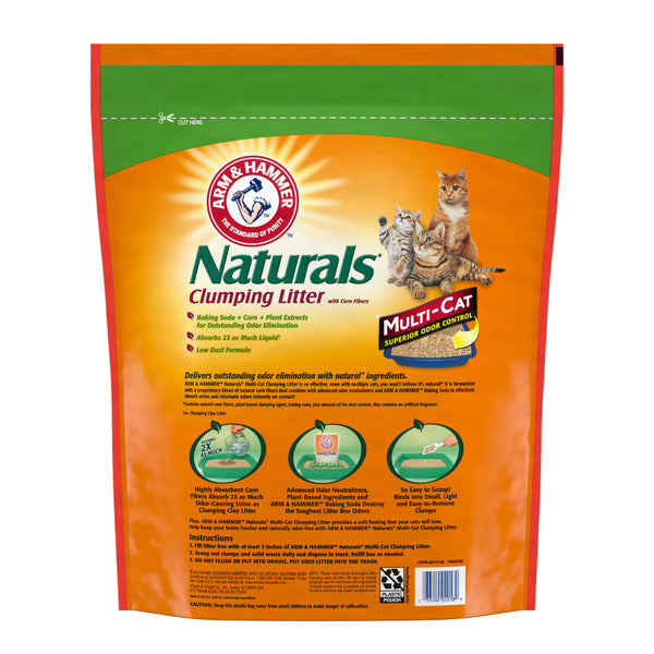 Arm & Hammer Naturals Clumping Litter - Cat - (Baking Soda + Corn) - (While Supplies Last)